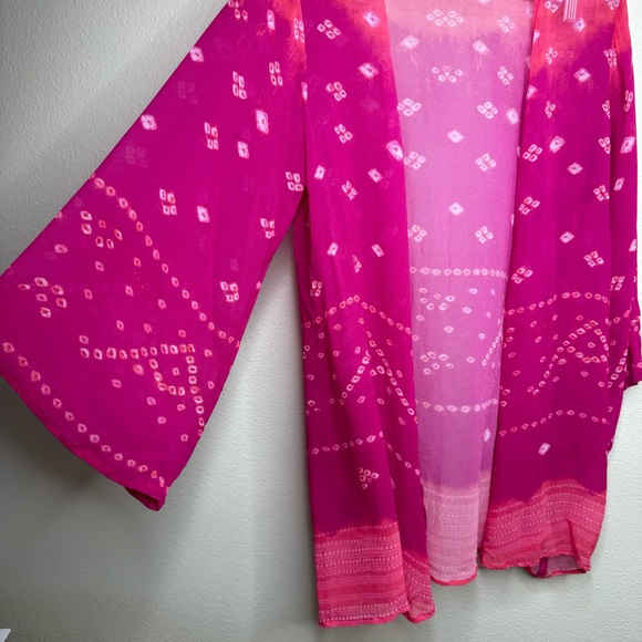 Soft Surroundings | Pink Laguna Topper Kimono | Size Large - Picture 2 of 7